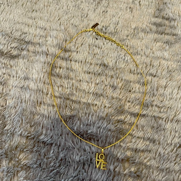 YSL Saint Laurent Gold Love Necklace - Picture 1 of 3